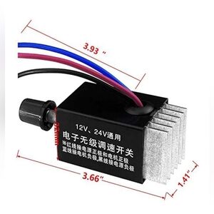 🩵☘️Universal DC 12V 24V Motor Speed Controller Switch☘️💙